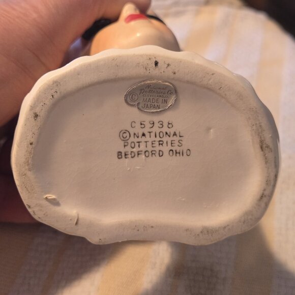 NATIONAL POTTERIES, Head vase Blonde (#C5938)-Rare - Picture 6 of 7